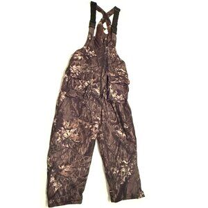 Remington Insulated Bib Overalls Mens XL Camo Hunting Pants Woodland Outdoor